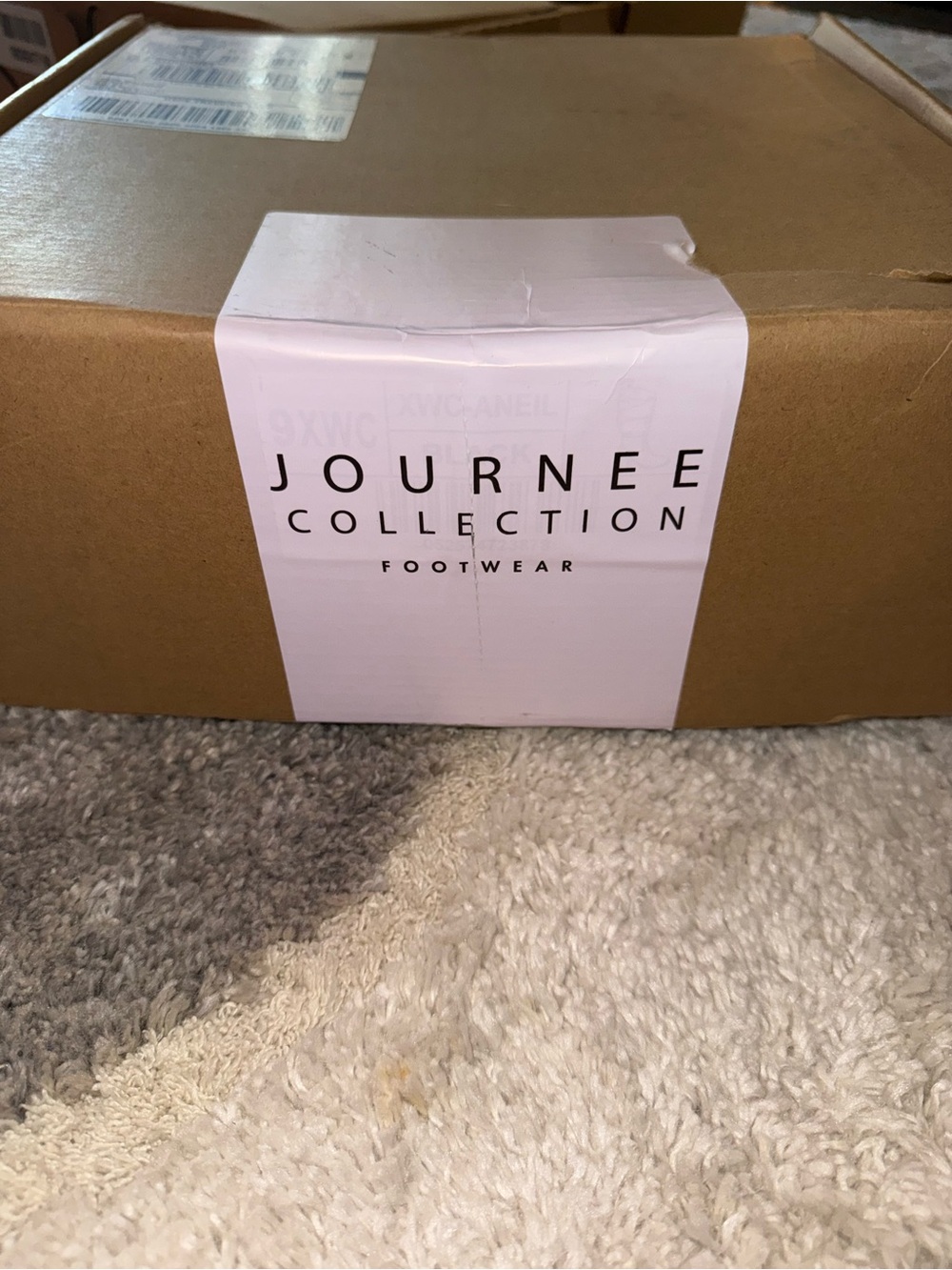 Journee Collection Aneil Black Knee High Boots Size 9 M XWC Extra Wide Calf NIB - Picture 8 of 9